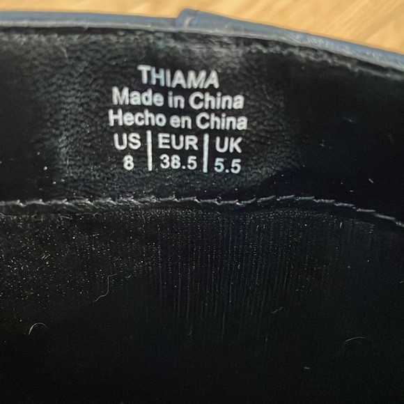 Mix No. 6 Black Ankle Boots with Silver Zipper - Picture 6 of 6